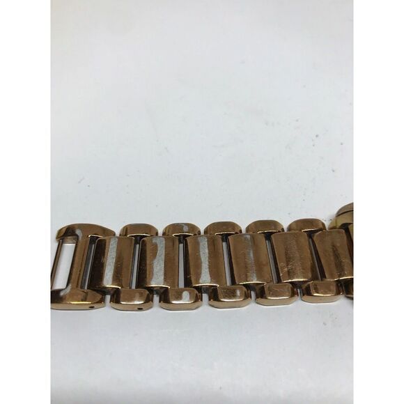 Michael Kors Watch Bracelet Links Case Parts Used Band 19mm Rose Gold Poor T218 - Picture 6 of 6